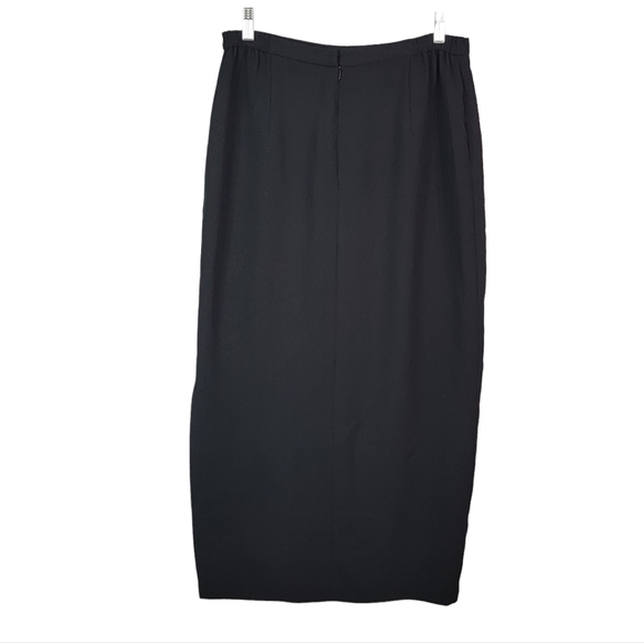 Donna Morgan Vintage Pencil Night Out Formal Little Black Skirt Women's Size 12 - Picture 4 of 12